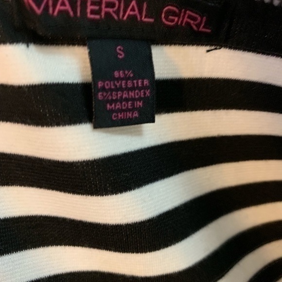 material Girl Striped Pencil Skirt w Slit Small - Picture 8 of 8